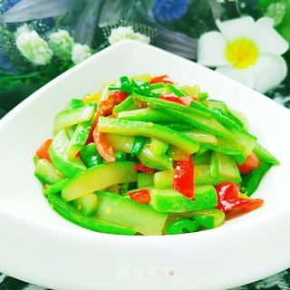 炝炒瓠子皮的做法步骤:12