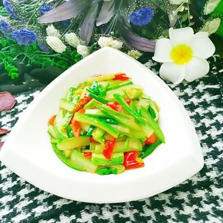 炝炒瓠子皮的做法步骤:14