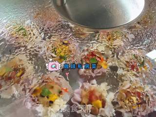花开富贵糯米烧卖的做法步骤:12