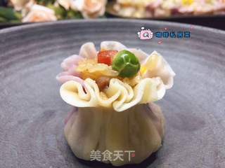 花开富贵糯米烧卖的做法步骤:14