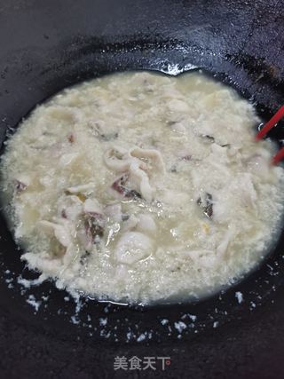酸菜鱼的做法步骤:12