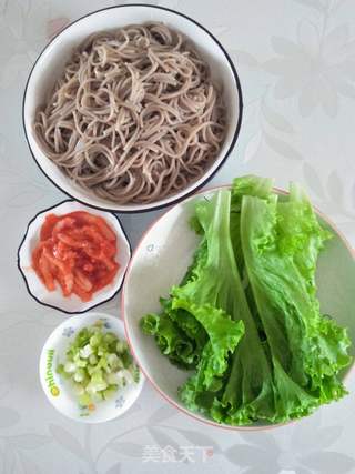 凉拌荞麦面的做法步骤:3