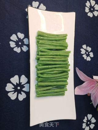 姜汁豆角的做法步骤:8
