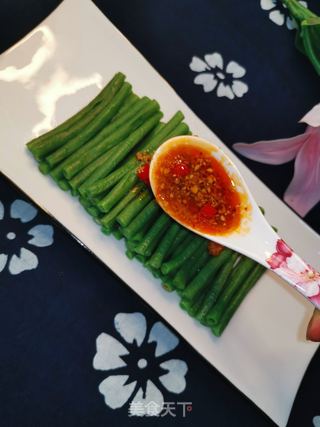 姜汁豆角的做法步骤:9