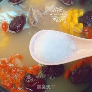 山药玉米龙骨汤的做法步骤:11