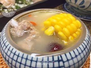 山药玉米龙骨汤的做法步骤:12