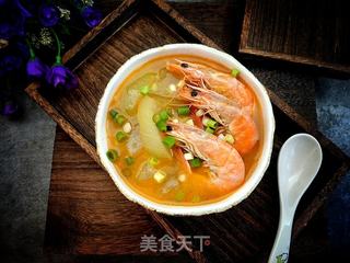 鲜美冬瓜汤的做法步骤:7