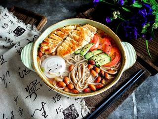 鸡胸肉荞麦面的做法步骤:11