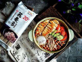 鸡胸肉荞麦面的做法步骤:12