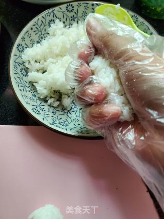 海草寿司的做法步骤:8