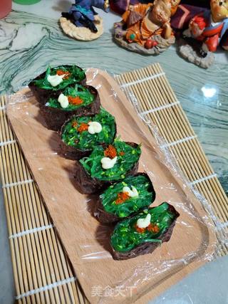 海草寿司的做法步骤:17