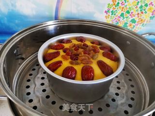 南瓜发糕的做法步骤:10