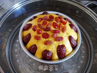 南瓜发糕的做法步骤:11