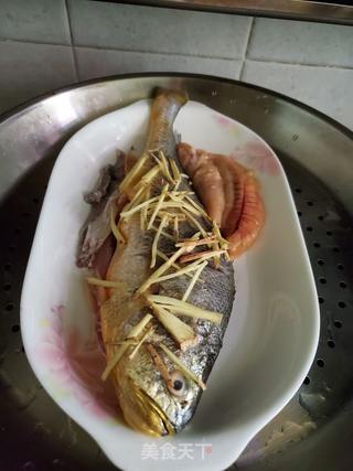 豆豉蒸黄花鱼的做法步骤:4