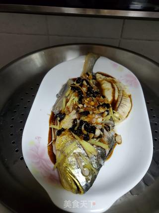 豆豉蒸黄花鱼的做法步骤:7