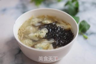 韭菜虾仁肉末馄饨的做法步骤：11