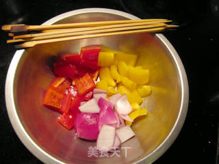 孜然牛肉串-气炸锅版的做法步骤:3