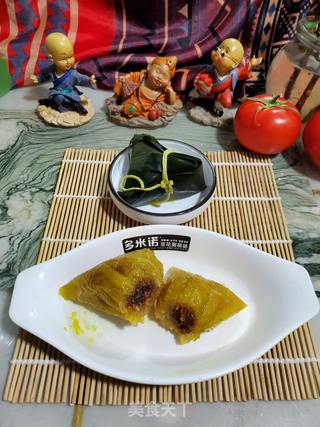 豆沙碱水粽的做法步骤:11