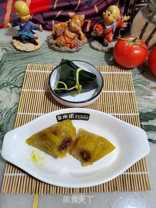 豆沙碱水粽的做法步骤:12