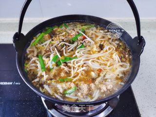 小锅酸辣米线的做法步骤:14