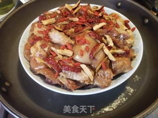 红枣香菇蒸鸡的做法步骤:11