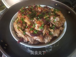 红枣香菇蒸鸡的做法步骤:13