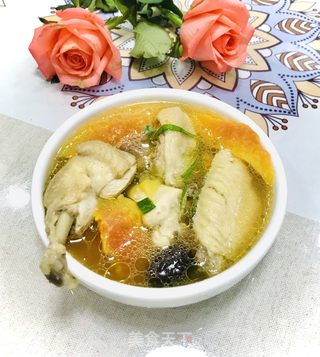 木瓜鸡汤的做法步骤：10