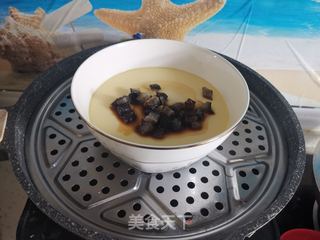 滑嫩海参蒸蛋羹的做法步骤:8