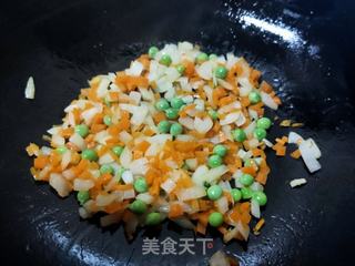 鸡蛋炒饭的做法步骤：5