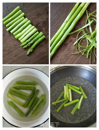 鸡胸芦笋多彩沙拉的做法步骤：2