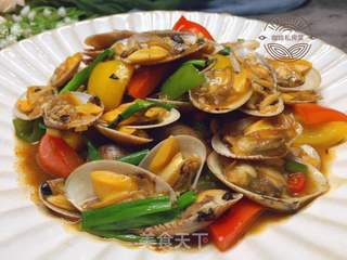 豉汁炒花甲的做法步骤:12