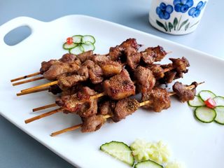空气炸羊肉串的做法步骤:11