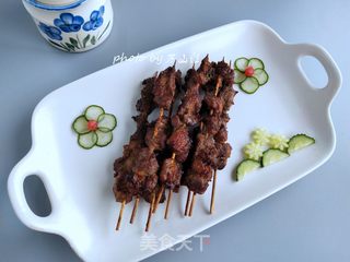 空气炸羊肉串的做法步骤:12