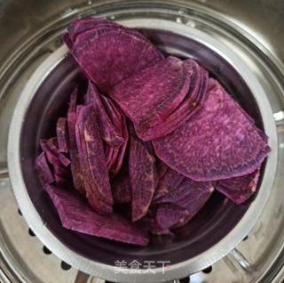 紫薯小豆包的做法步骤：1