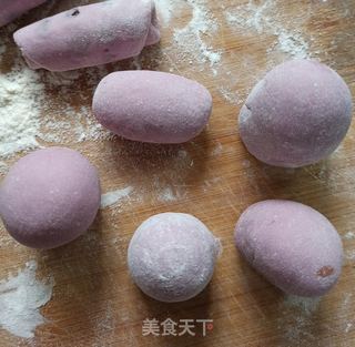 紫薯小豆包的做法步骤：5