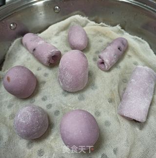 紫薯小豆包的做法步骤：6