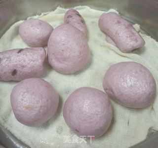 紫薯小豆包的做法步骤：7