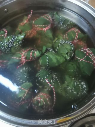 鲜肉粽子的做法步骤:17