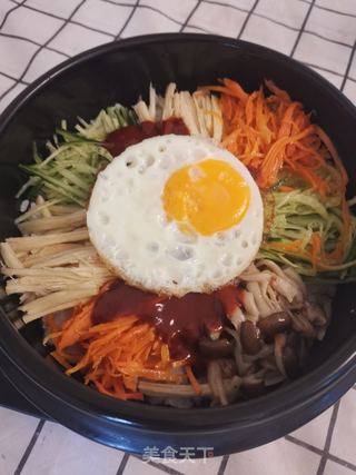 韩式拌饭的做法步骤:18