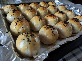 蛋黄酥的做法步骤:44