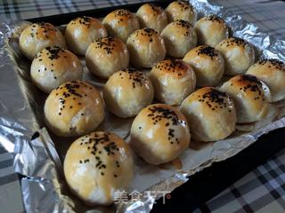 蛋黄酥的做法步骤:45