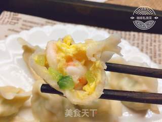 黄瓜虾仁水饺的做法步骤:22