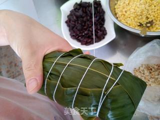 船型粽子包法的做法步骤:14