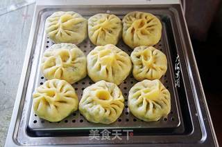 素馅粗粮包子的做法步骤:10