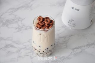 黑糖糙米红豆奶茶的做法步骤:12