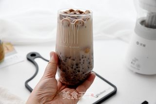 黑糖糙米红豆奶茶的做法步骤:13
