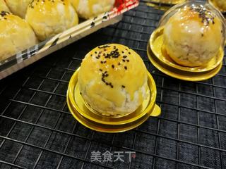 蛋黄酥的做法步骤:50