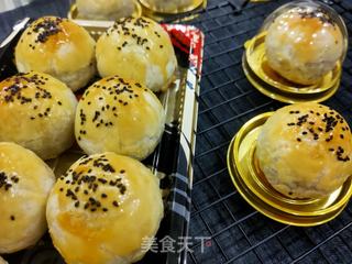 蛋黄酥的做法步骤:52
