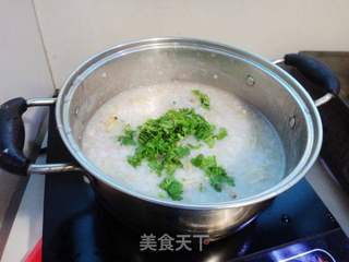 鱼腥草瘦肉粥的做法步骤:8