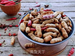 香辣水煮花生的做法步骤:7
